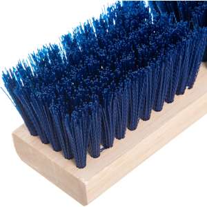 Carlisle, Flo-Pac, 10in, Deck Scrub, Polypropylene Bristles, Blue