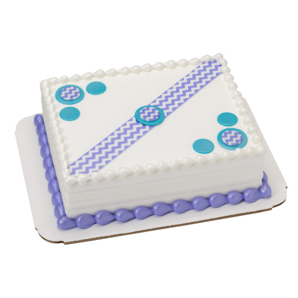 Bright Printed Assortment Dots Fondant DecoShapes®