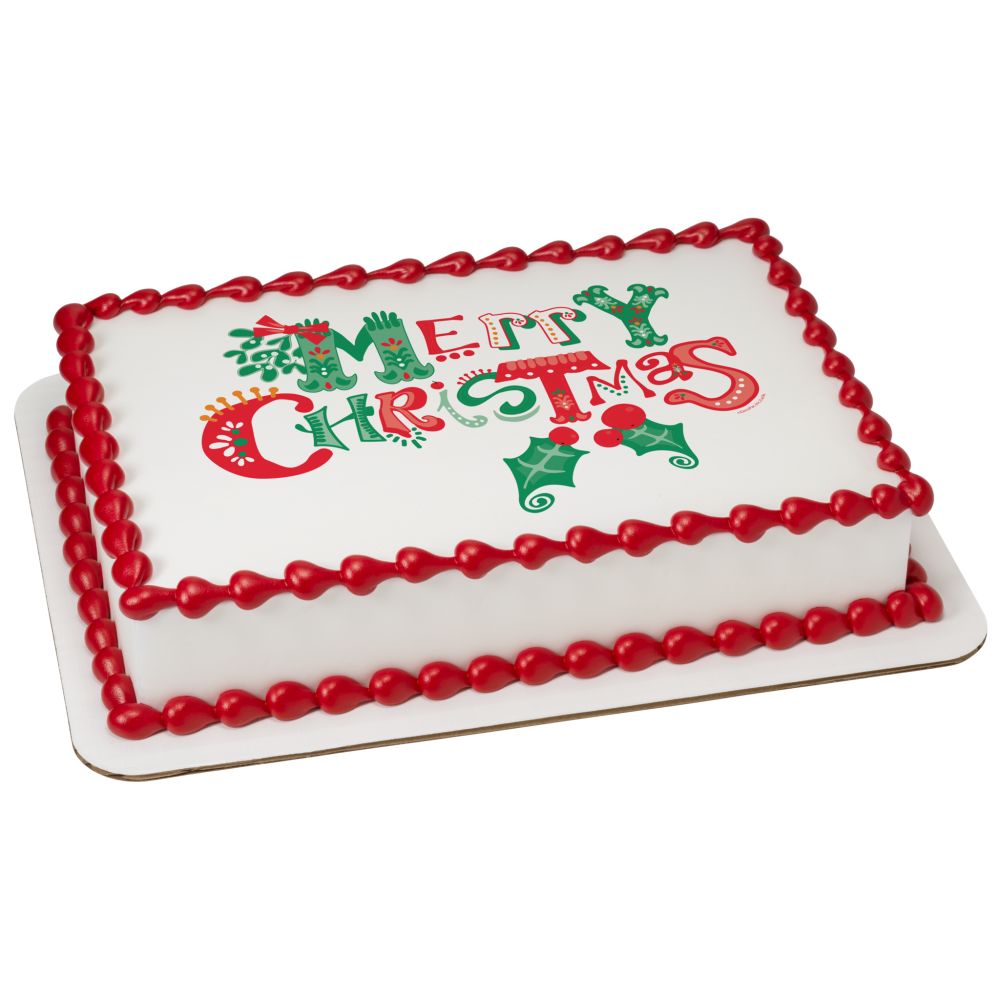 Image Cake Merrymaking Merry Christmas