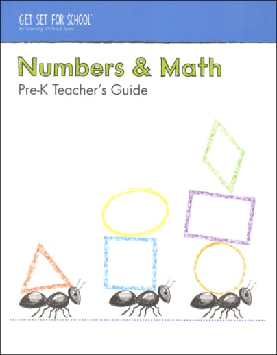 Handwriting Without Tears Numbers & Math Pre-K Teacher's Guide (2022 edition)
