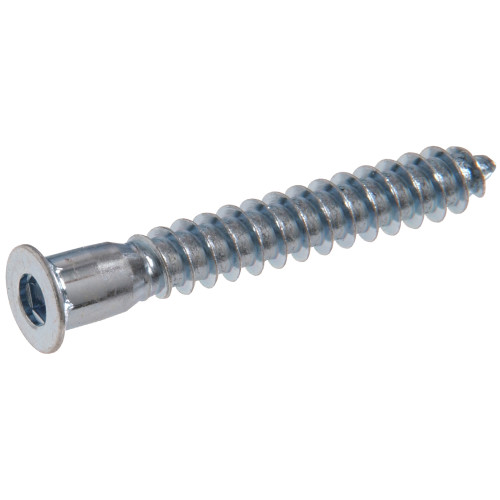 Hex Socket Pointed Tip Zinc Connector Screw (7mm x 50mm with 3/16