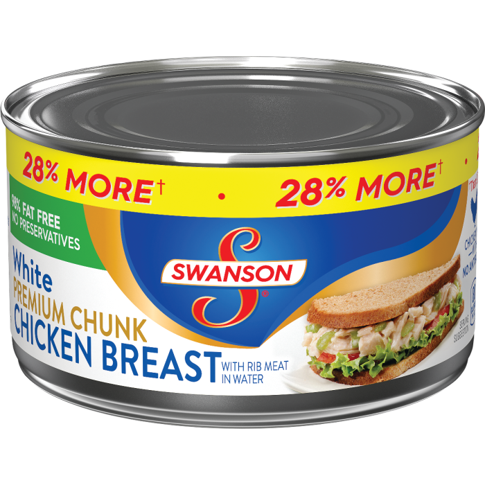Premium White Chunk Chicken Breast Swanson