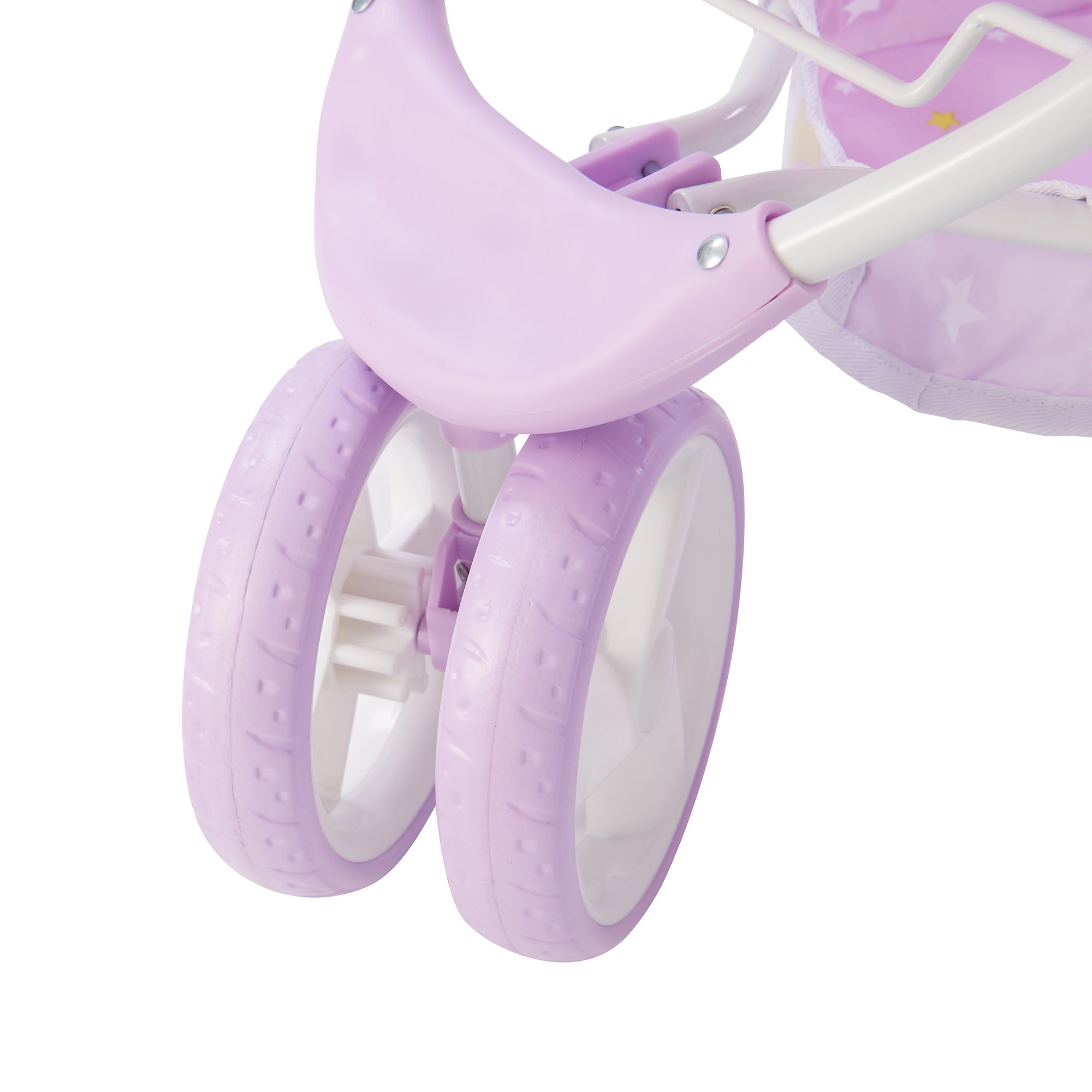 Olivia's Little World Twinkle Star Prinzessin Babypuppe Cabrio Kinderwagen, lila - Bild 7 von 12