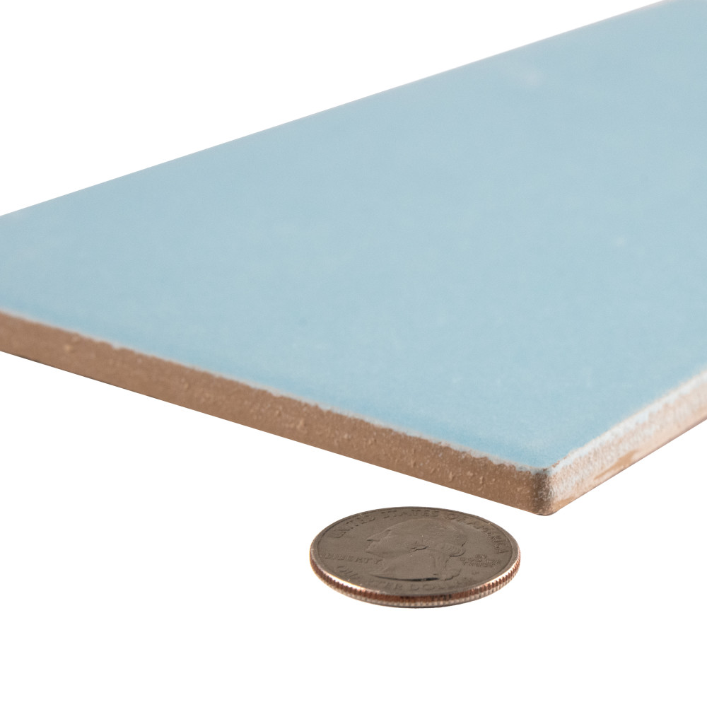 Piscina Matte Light Blue with BioTech 4-3/4 in. x 9-5/8 in. Porcelain Floor and Wall Tile