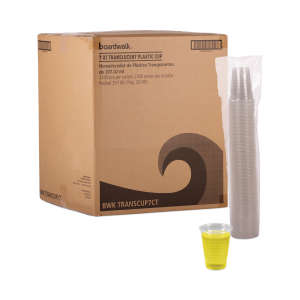 Boardwalk, Translucent Plastic Cold Cups, 7 oz, Polypropylene