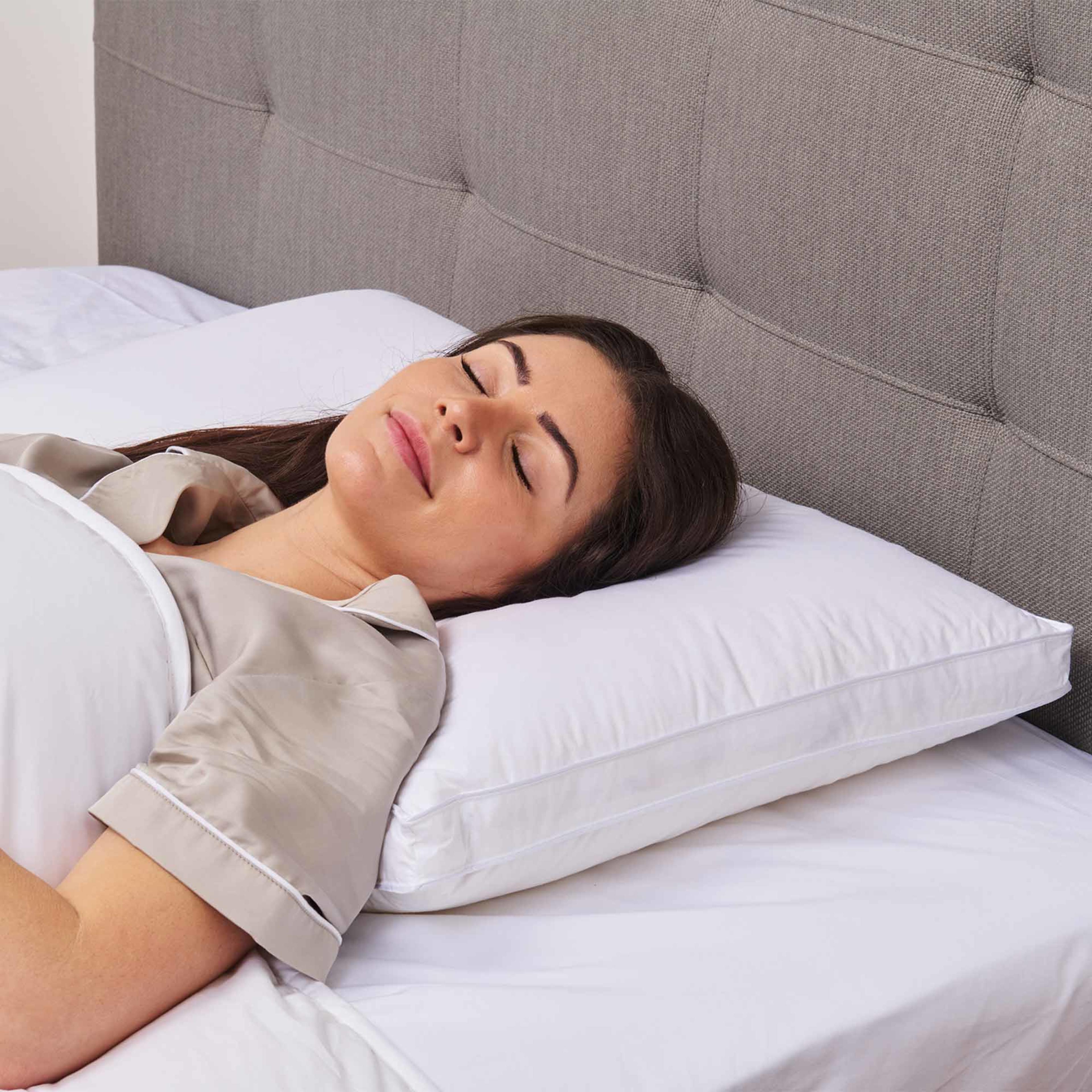 Lifestyle image of the  Bambi Goose Down Surround Pillow from Forty Winks