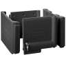 Rubbermaid Commercial, Executive Locking Cabinet Door Kit for Traditional Janitorial Cleaning Carts, Black