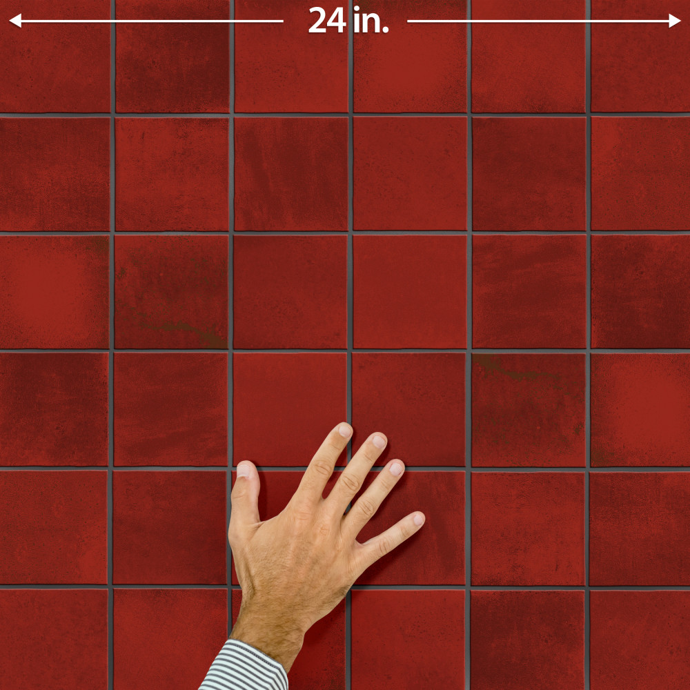 Menorca Volcano 4 in. x 4 in. Ceramic Wall Tile