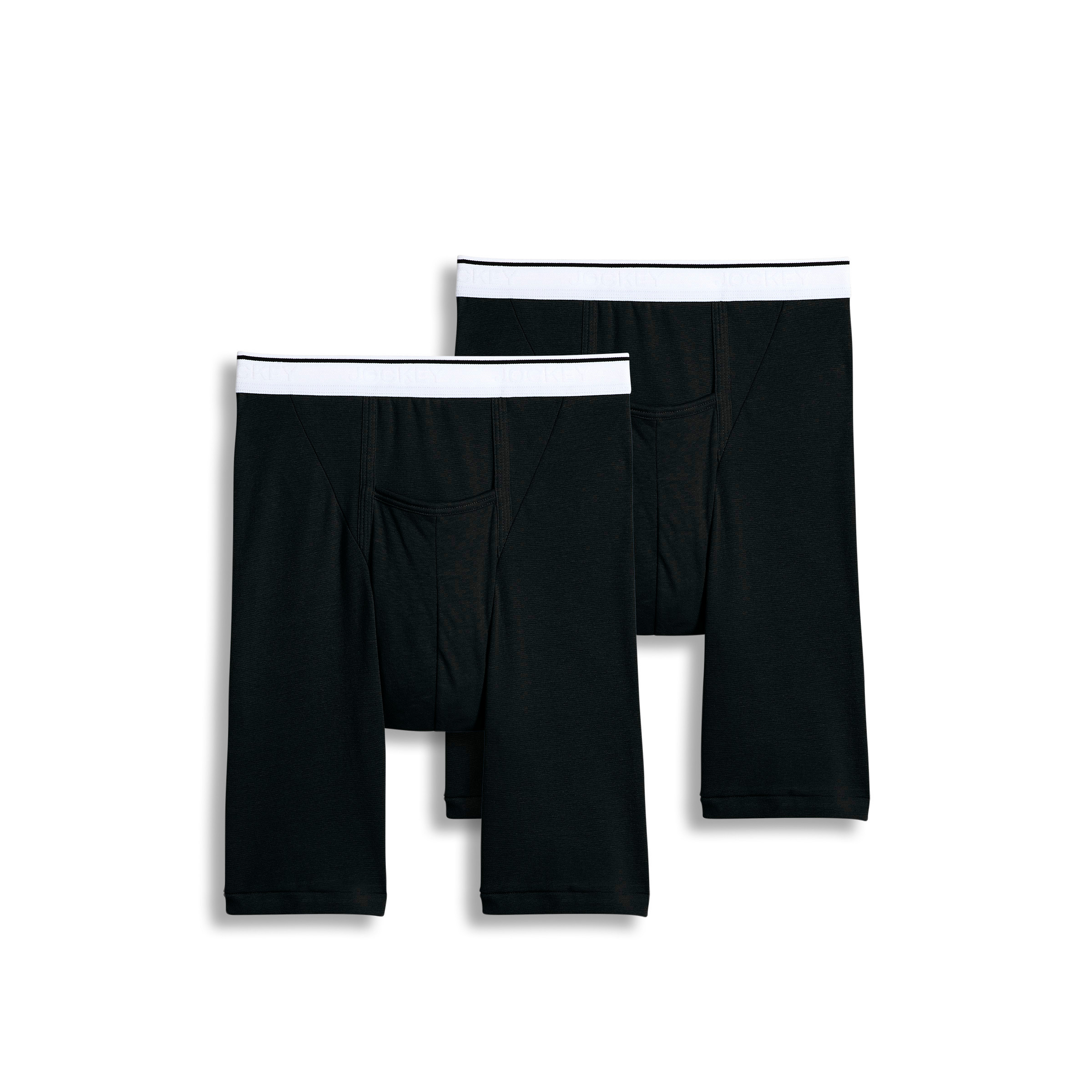 Jockey Men's Big Man Pouch 10" Midway Brief - 2 Pack