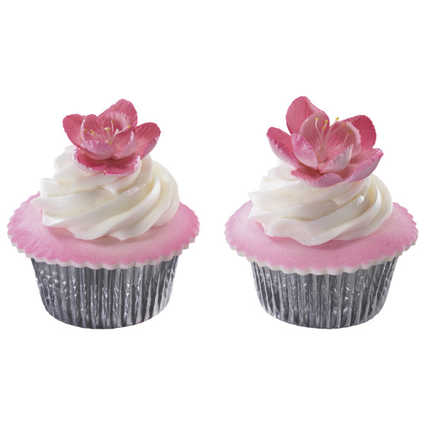 Blossom Assortment - Red 3 Free Gum Paste Flowers