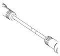 114030K12M050 - Size A Double End Cordset 4-Pole 10A 16AWG Female Straight to Male Straight 5M