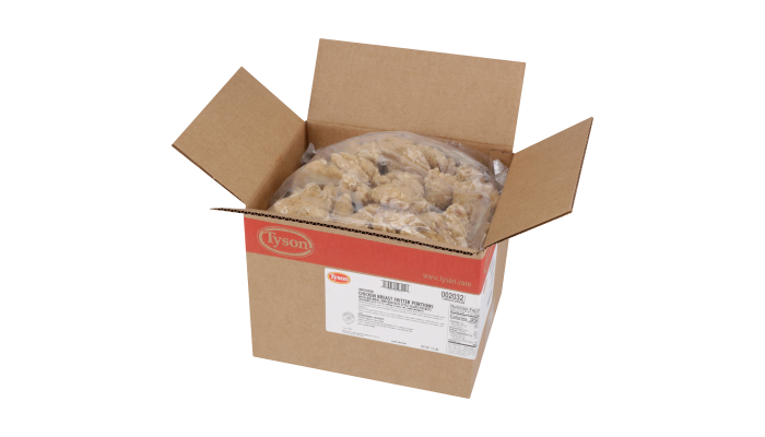 Tyson® Uncooked Chicken Breast Chunk Fritters With Buffalo Style Glaze Packets_image_4