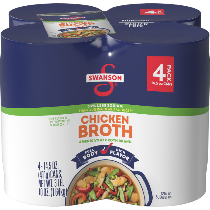 33% Less Sodium Chicken Broth