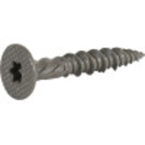 Power Pro Gray Ceramic Wafer-Head Cement Board Screw (#9 x 1-1/4