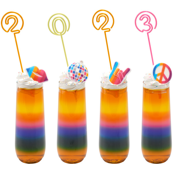 Bright Disco Assortment Dec-Ons® Decorations