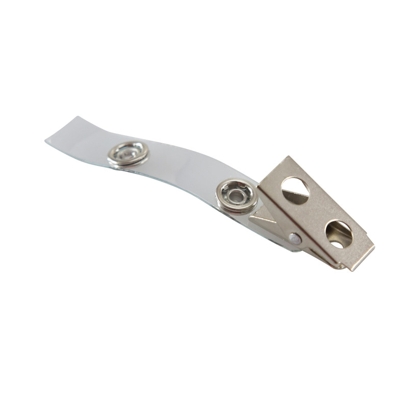 Button ID Badge Strap Clips, Pack of 25