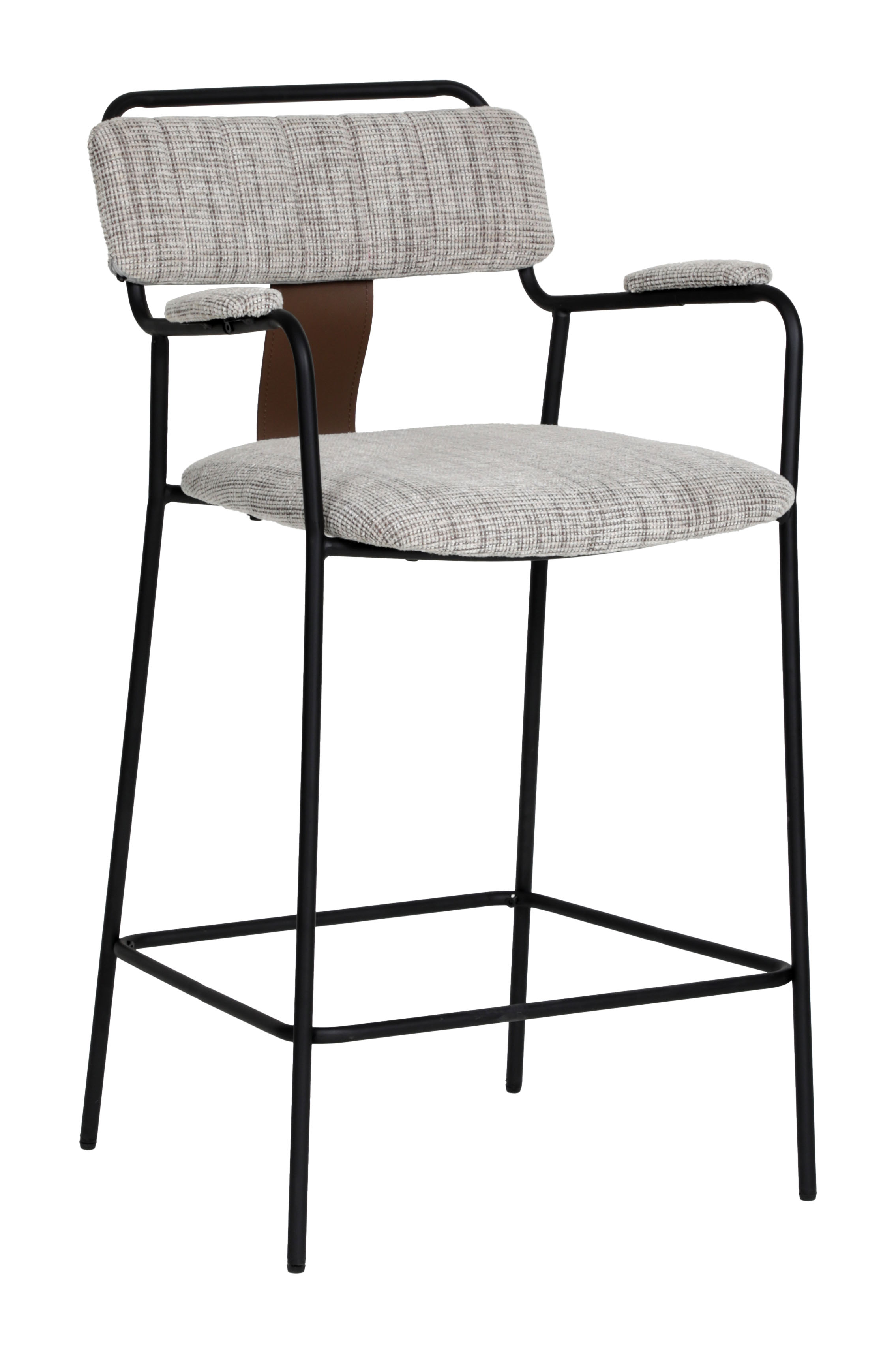 Couva Counter Stool (Set of 2) Gray Tweed product image