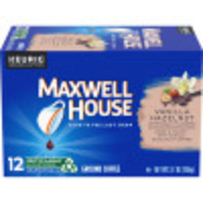 Maxwell House Vanilla Hazelnut Coffee K-Cup Pods 3.7 oz Box