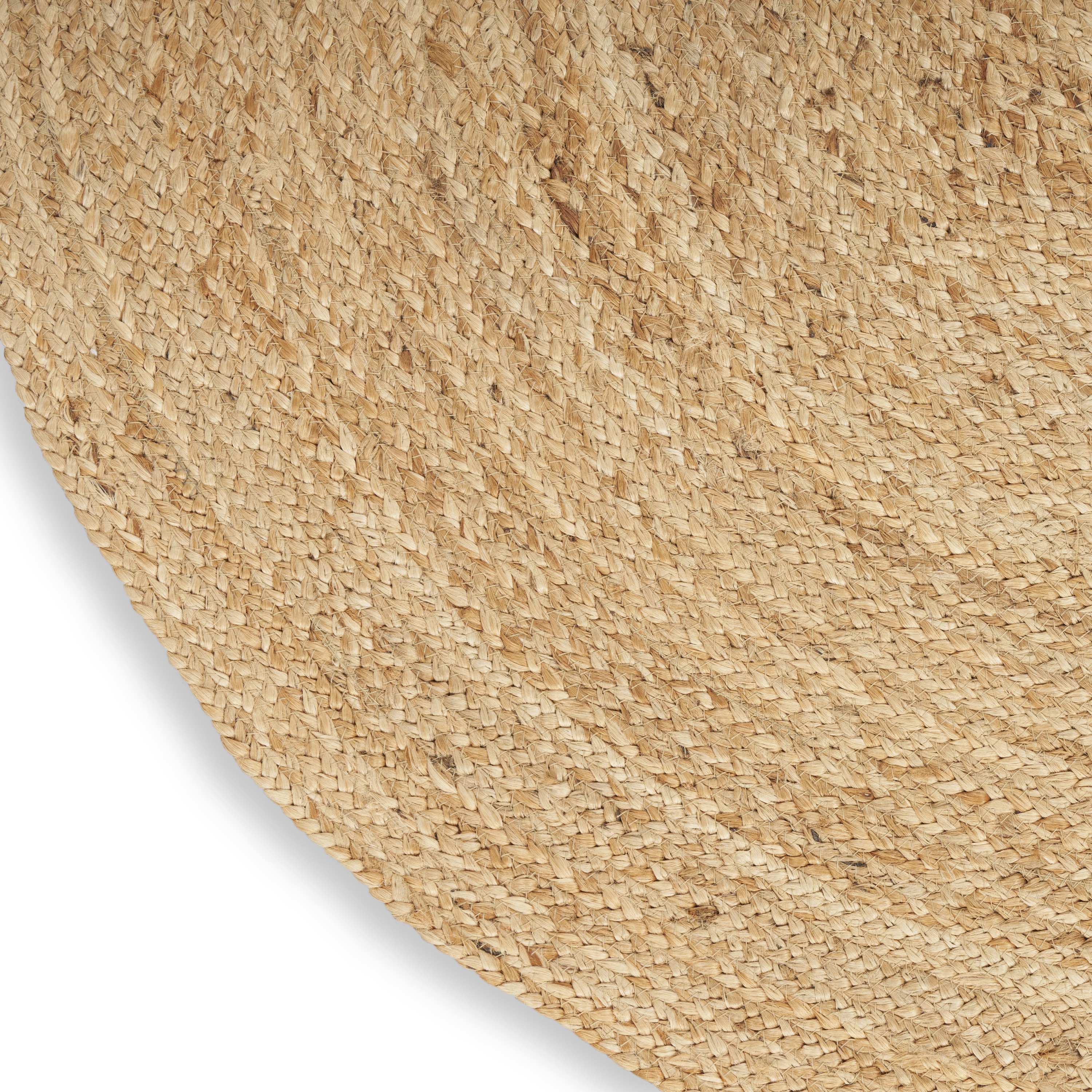 Nourison Natural Jute 6' x Round Natural Farmhouse Indoor Rug