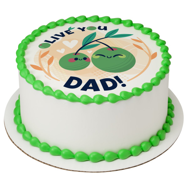 Olive You Dad! PhotoCake® Edible Image®
