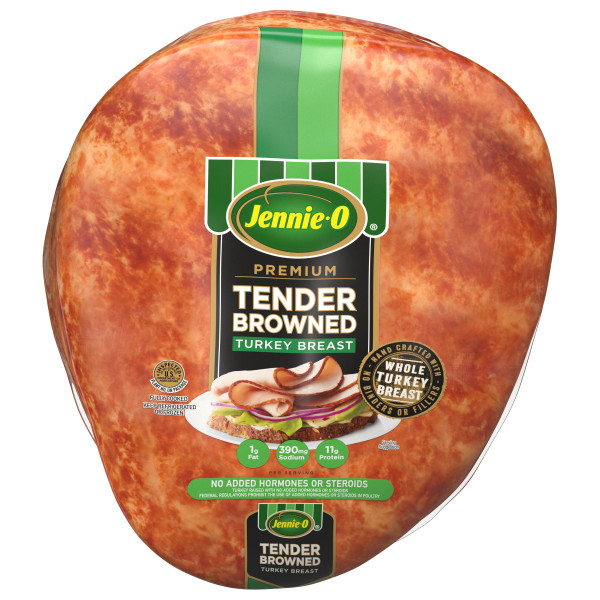 JENNIE-O(r) Premium Tender Browned Turkey Breast Pan Style, 2pc . C1N1 - Front No Plunge In Package (Hi Res)