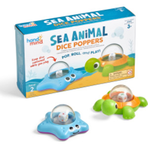 Sea Animal Dice Poppers, Set of 2