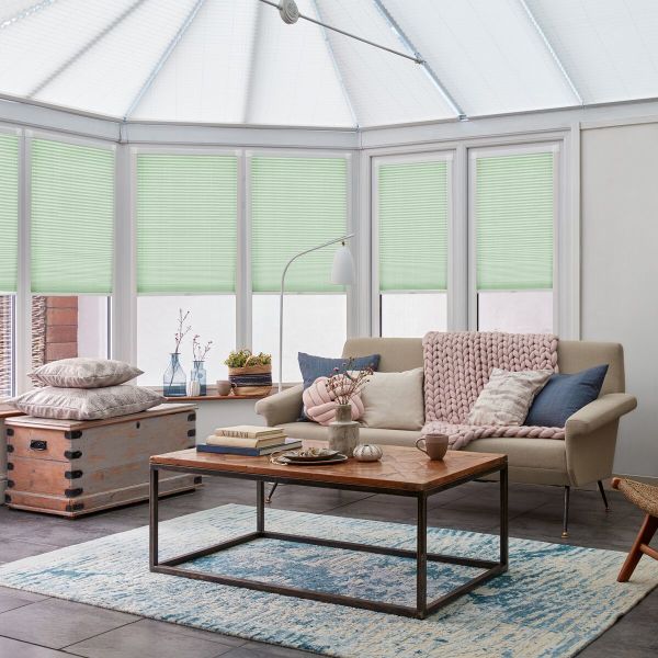 Florence Mint Pleated blind