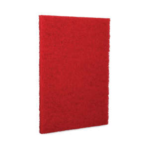 Boardwalk,  Buffing Rectangular Floor Pad, 14"x28, Red