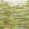Gigi’s Groovy Glass Lime-Olicious 12×12 Stix Mosaic Iridescent