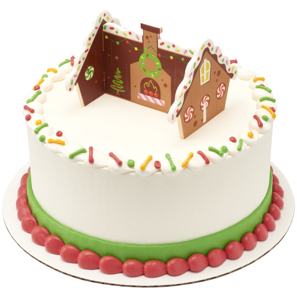 Gingerbread House Gum Paste Layon