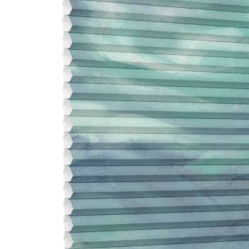 Thermashade Ripple Aqua Pleated blind