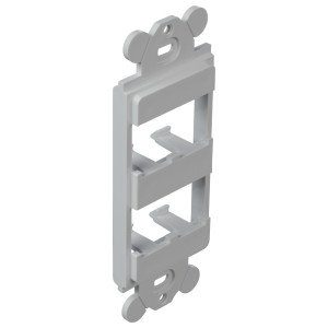 Panduit CFG4WH Mini-Com® "GFCI" Decora Module Frame, 4-Port, White ...