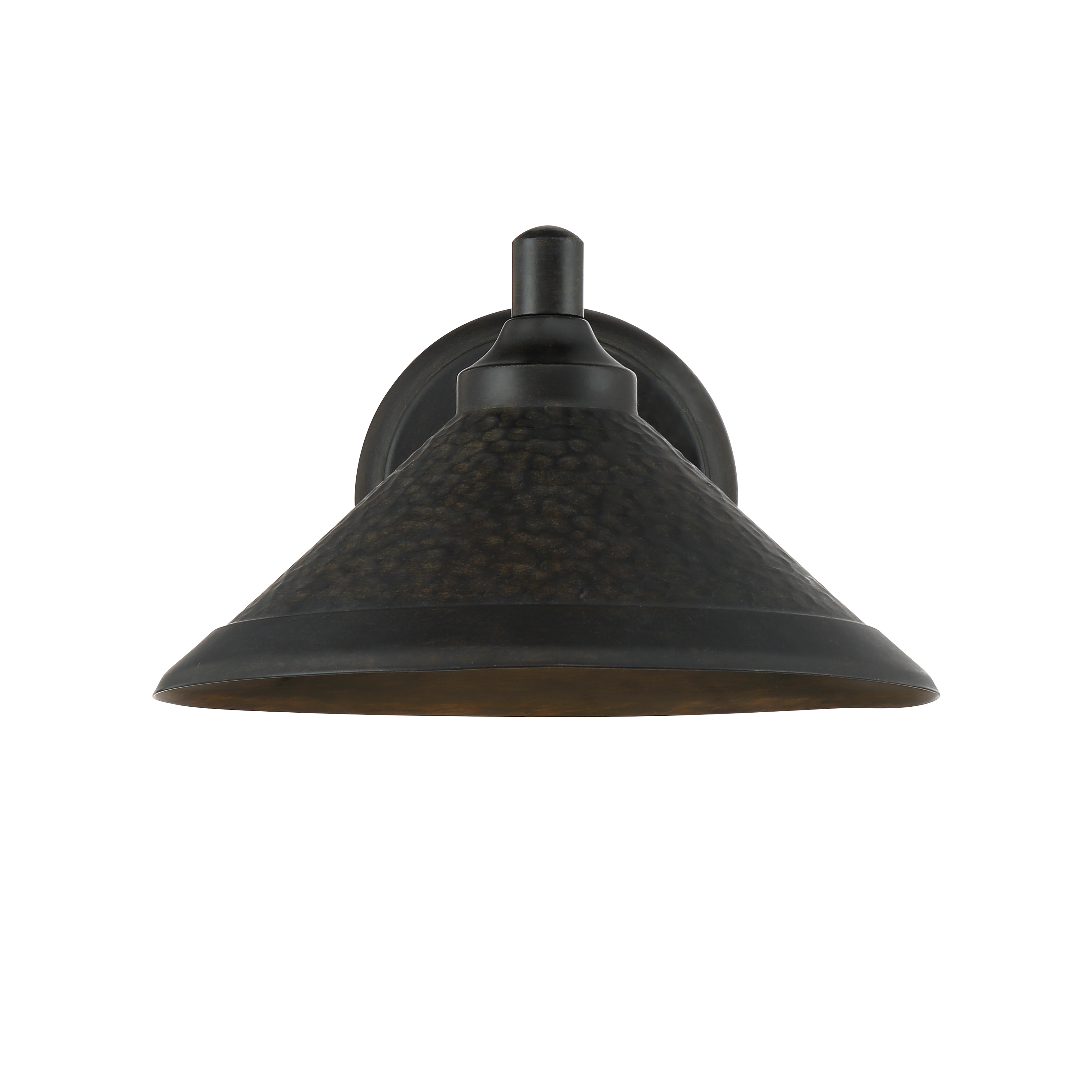 1 Light LED Wall Mount in Aspen Bronze™ Finish with Metal Shade - alternate view