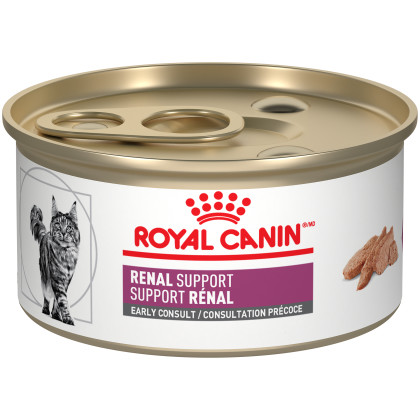 Royal Canin Veterinary Diet Feline Renal Support Early Consult Loaf in Sauce Canned Cat Food