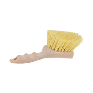 Boardwalk, 5.5in, Utility Brush w/ 3in Handle, Polypropylene Bristles, Cream