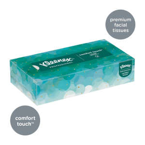 KIM21400, Kimberly Clark, Kleenex, Facial Tissue, 2 ply, White