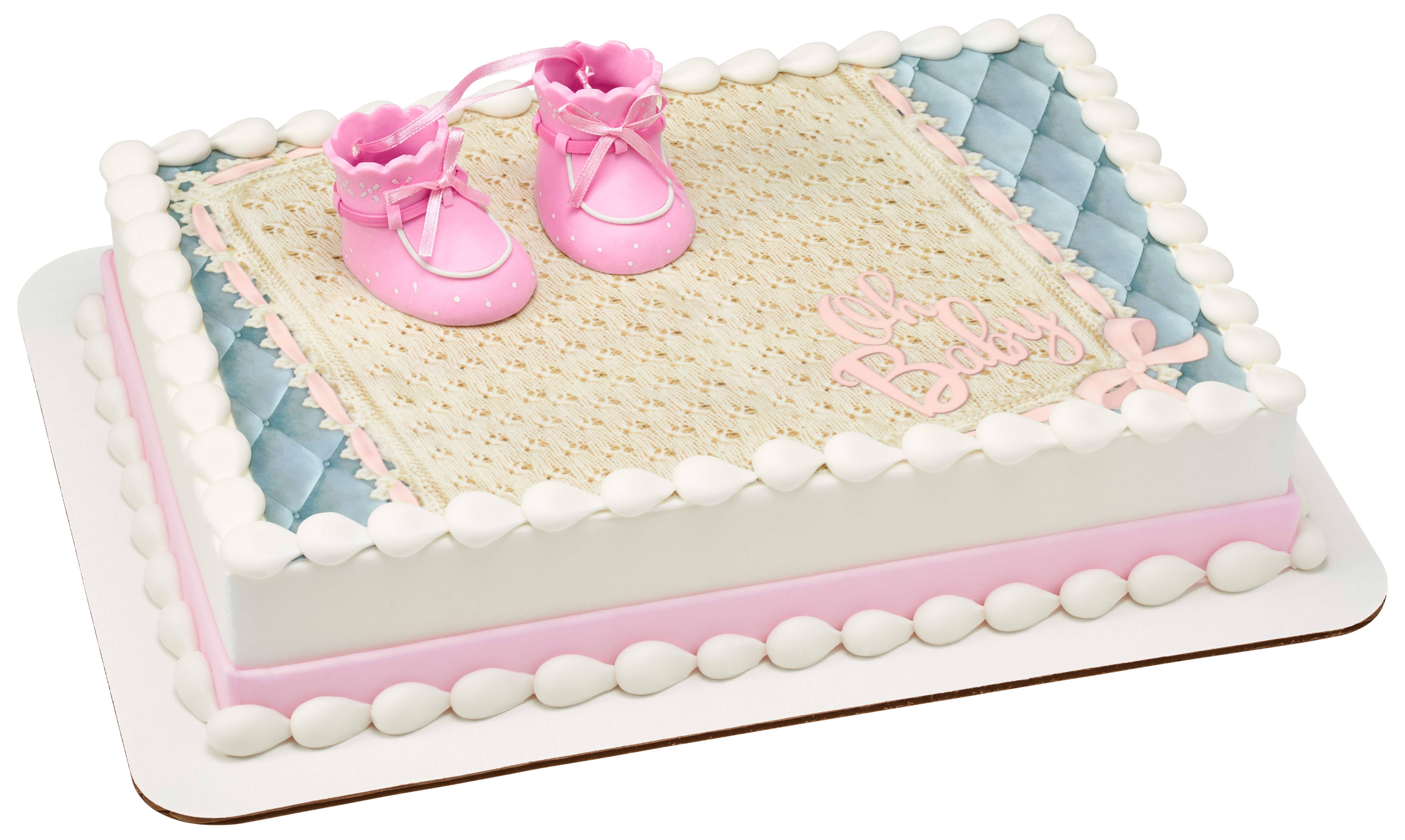 Pink Baby Booties DecoSet® DecoPac