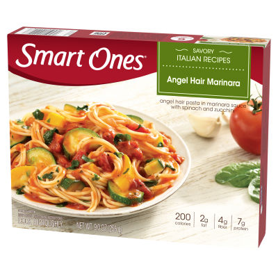 Smart Ones Angel Hair Marinara with Spinach & Zucchini, 9 oz Box