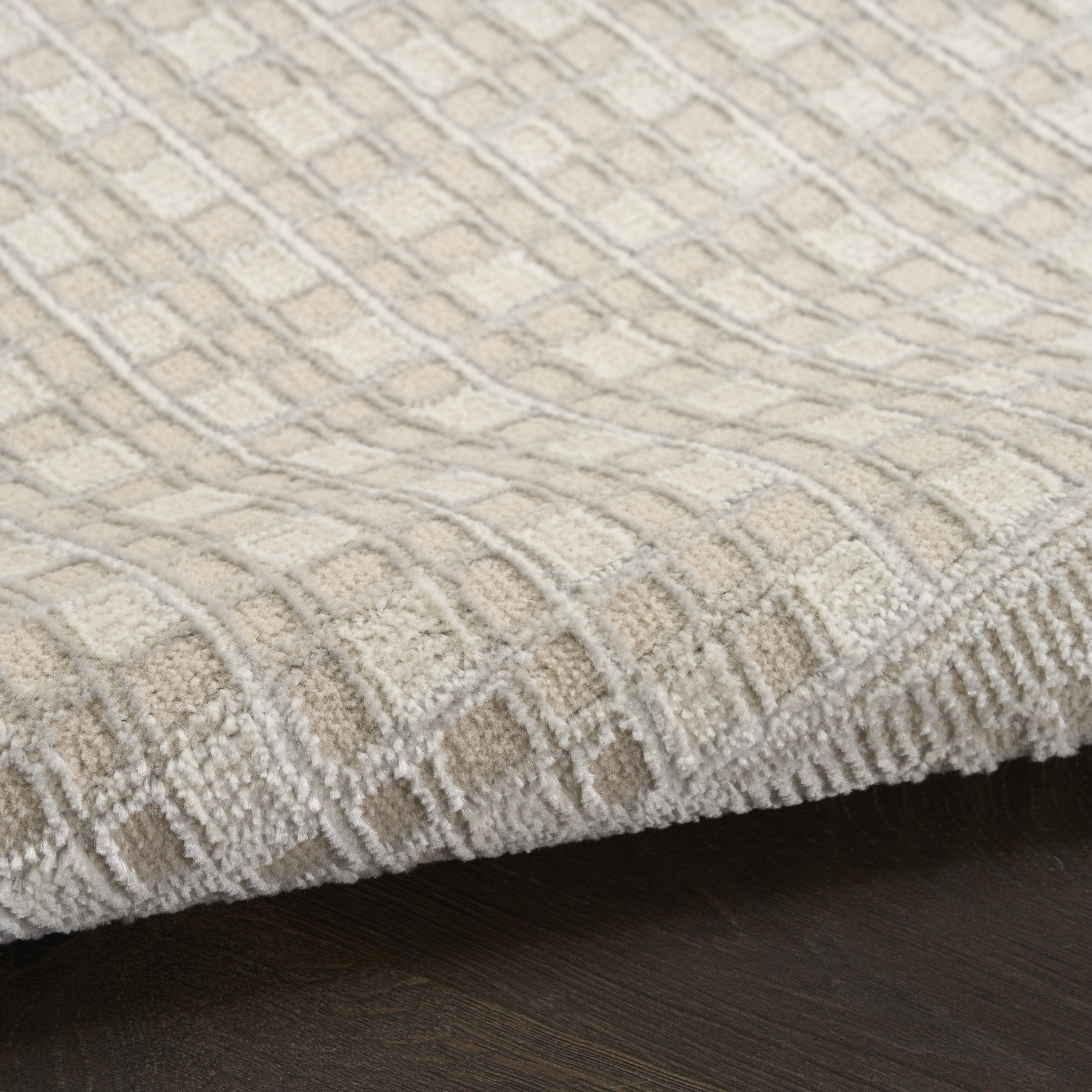 Nourison Nordic 5' x 7' Beige Modern Indoor Rug
