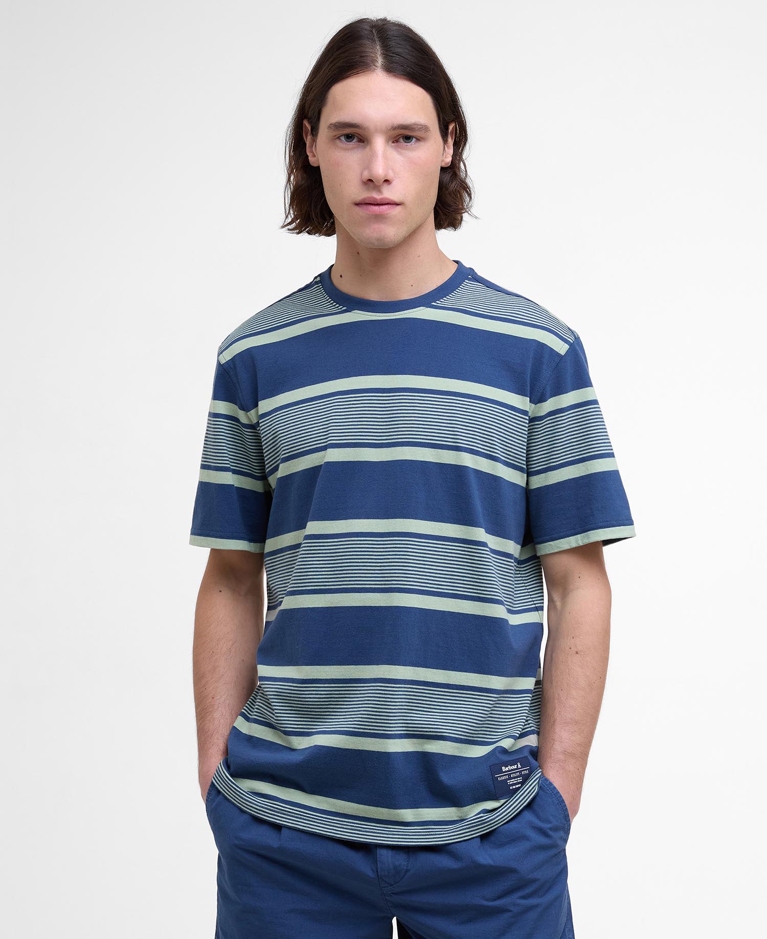 T-shirt Spilman con motivo a righe image number 0