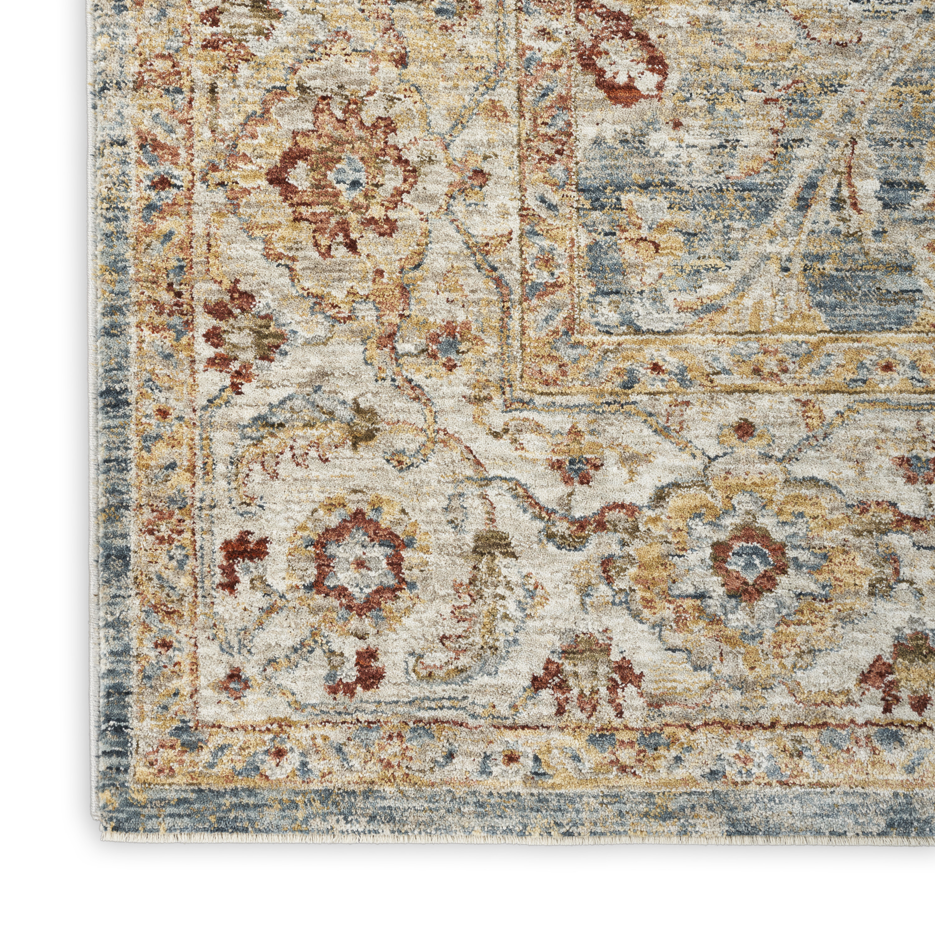 Nourison Sahar 9'3" x 12'7" Blue Persian Indoor Rug