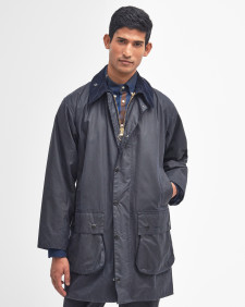Border® Waxed Jacket Classic Navy