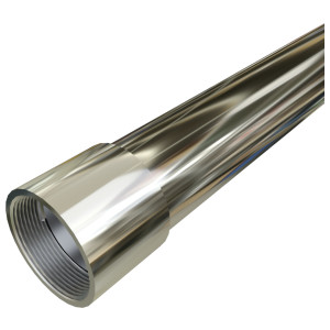 Type 304 Rigid Conduit, Stainless Steel, 3/4 in.