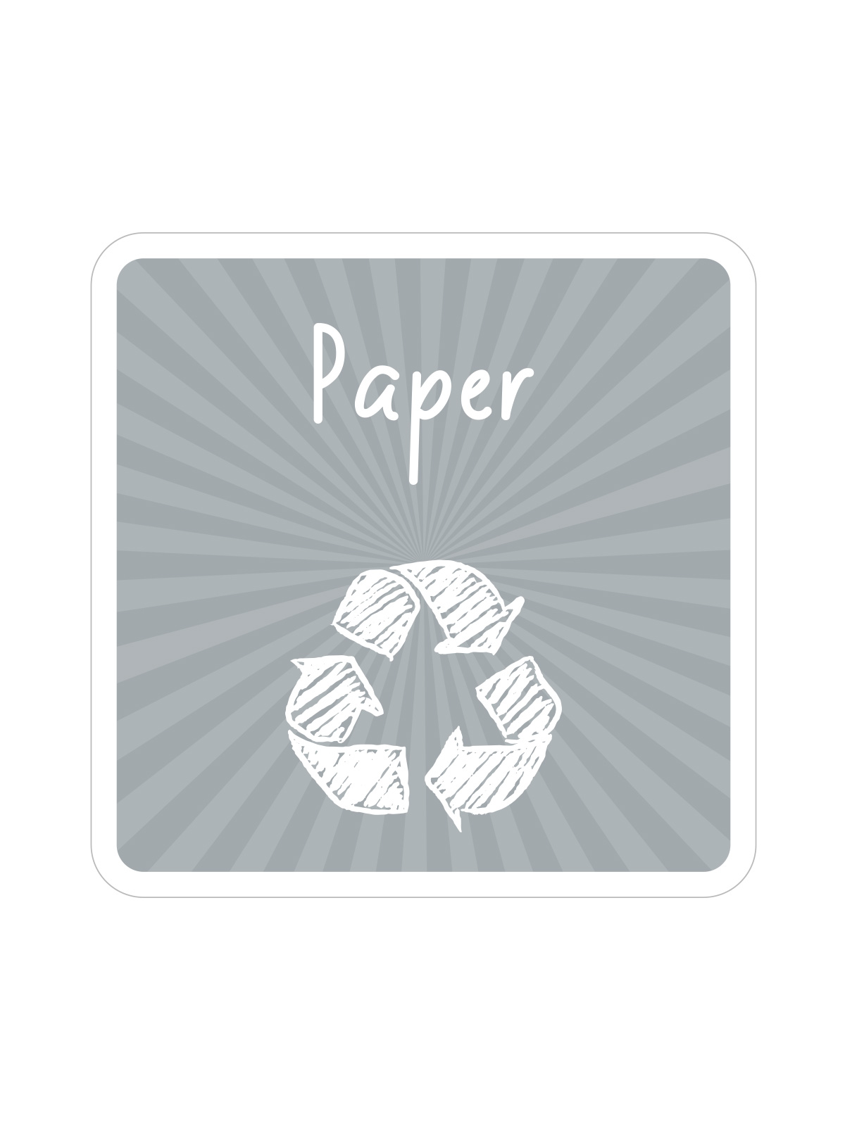 MOSAIC – Label – Paper – Grey