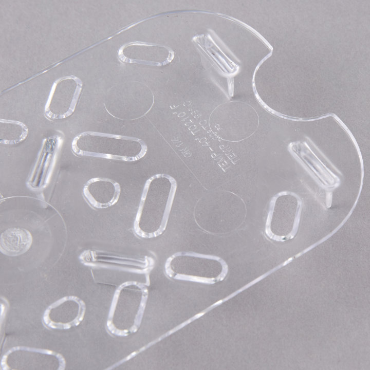 Fourth-size Super Pan® clear low-temperature plastic false bottom