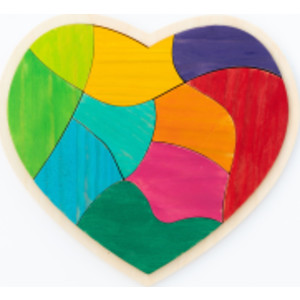 Heart Full of Colors Puzzle