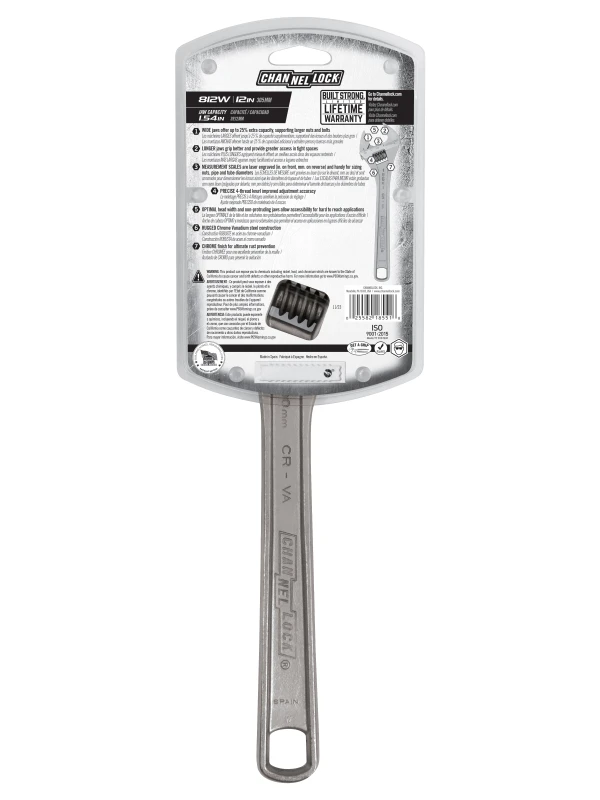 812W 12-inch Adjustable Wrench