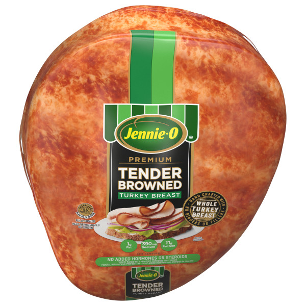 JENNIE-O(r) Premium Tender Browned Turkey Breast Pan Style, 2pc . C1C1 - Front Center In Package (Hi Res)