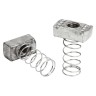 Superstrut® Series 100 Steel Spring Nut With SilverGalv Finish 1/2 in.