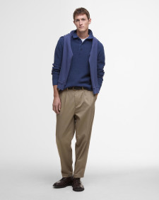 Holt Knitted Polo Shirt Oceana